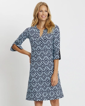 Jude Connally Megan Dress - Garden Lattice Navy maxi dresses clearance