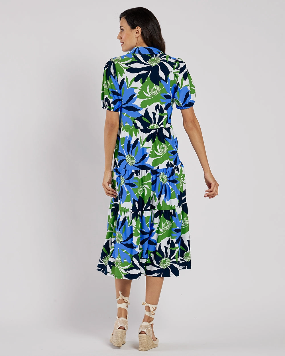 Jude Connally Portia Dress - Wild Blossom Blue