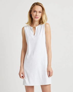 Jude Connally Presley Jaquard Dress - Grand Links White maxi dresses clearance