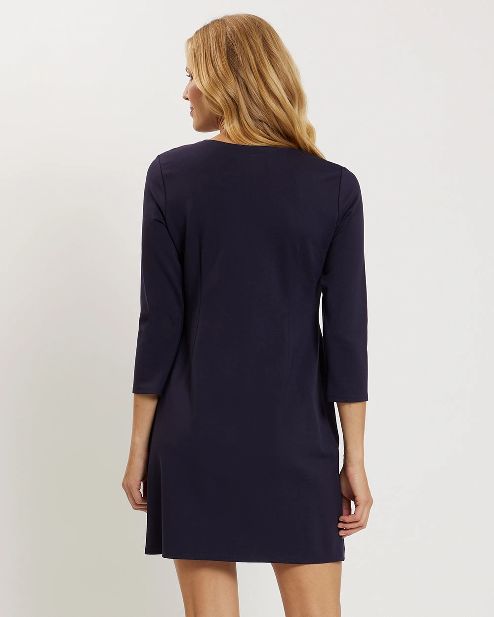 Jude Connally Sabine Ponte Dress - Dark Navy