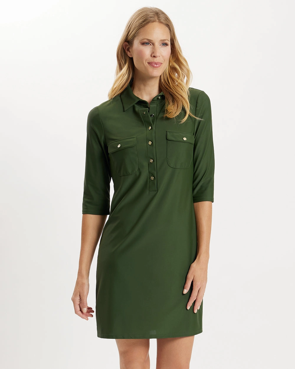 Jude Connally Sloane Dress - Loden