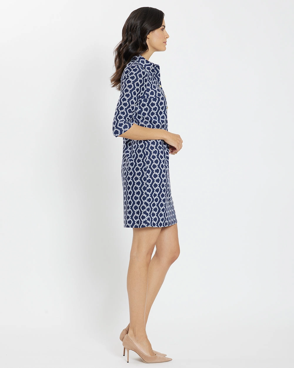 Jude Connally Susanna Dress - Dancing Links Navy