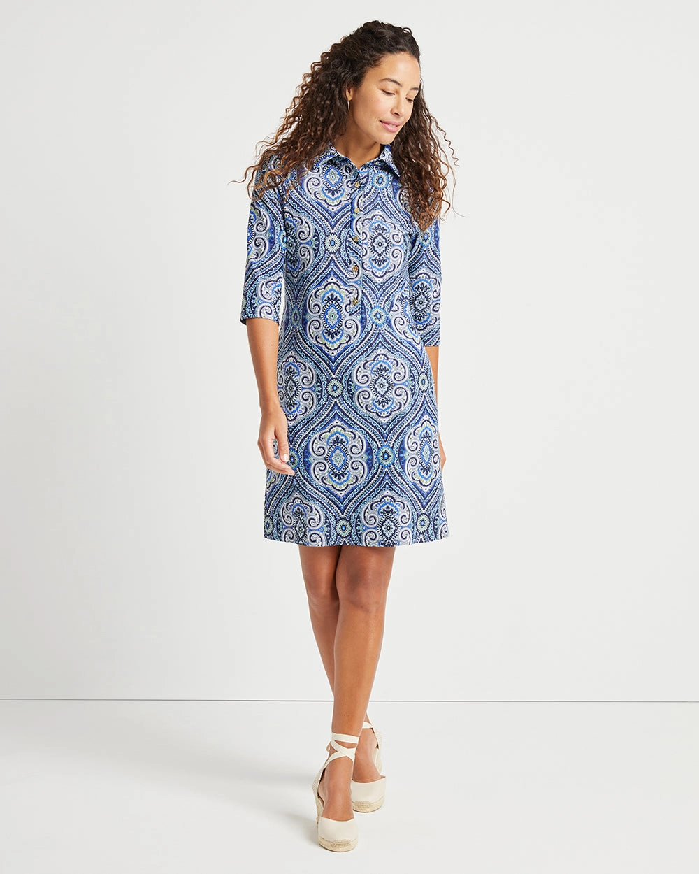 Jude Connally Susanna Dress - Paisley Medallion Sky maxi dresses clearance