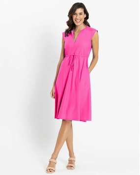 Jude Connally Tess Midi Dress - Spring Pink womens gowns outlet