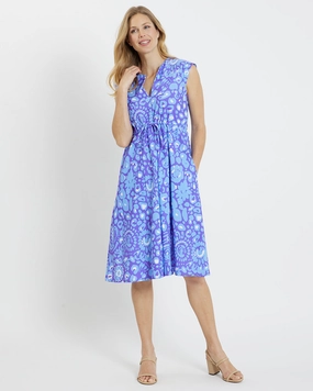 Jude Connally Tess Midi Dress - Whimsical Cheetah Iris maxi dresses clearance