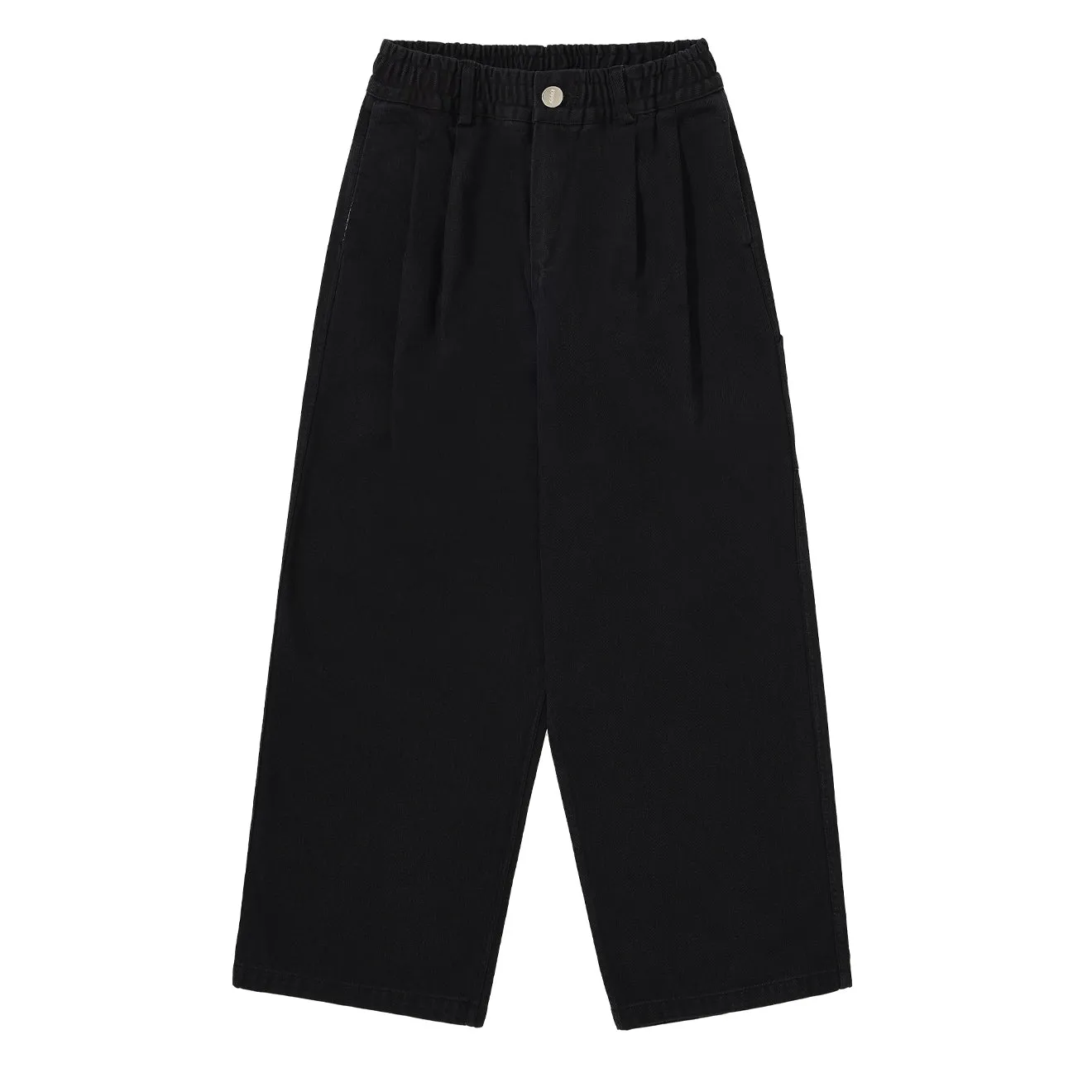 Kappy Two Tuck Wide Kation Pants Black mens joggers promo code