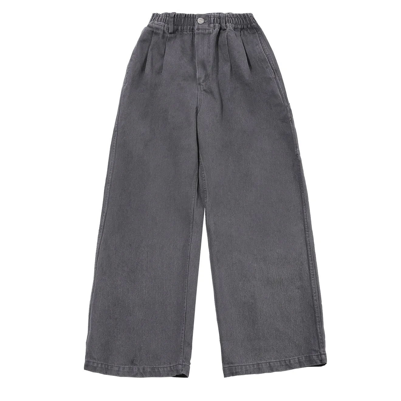 Kappy Two Tuck Wide Kation Pants Gray mens joggers promo code