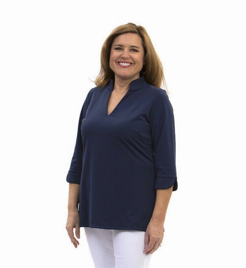 Katherine Way Largo Tunic - Navy maxi dresses clearance