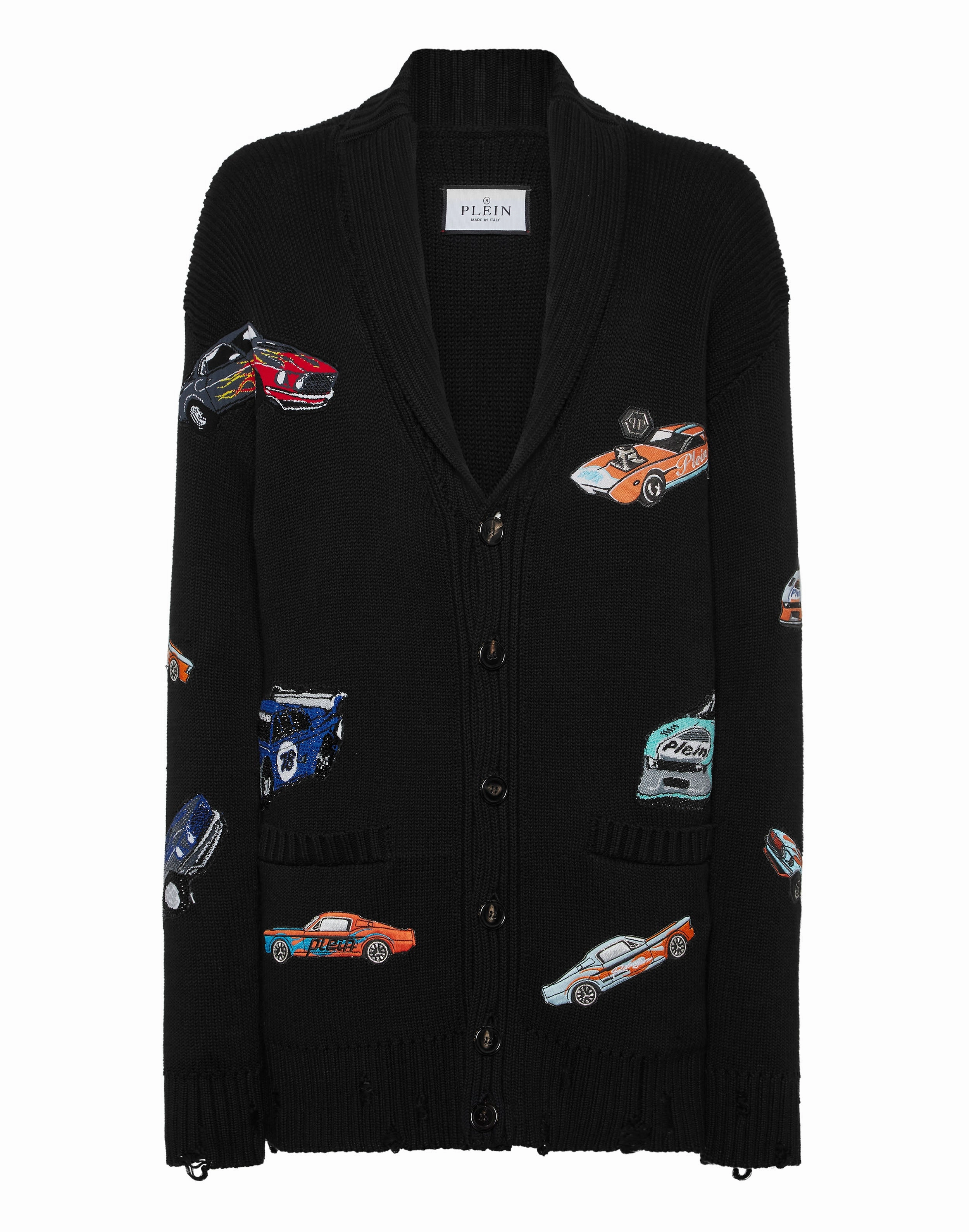 Knitted Cardigan LS Cars Racing knit sweaters cheap