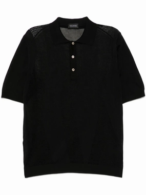 Knitted Polo Shirt discount mens shirts
