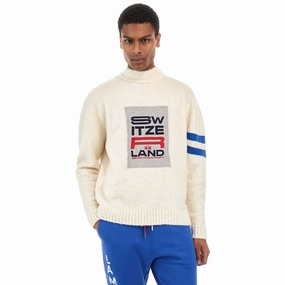 La Martina Polyamide Men's Sweater chunky knit discount