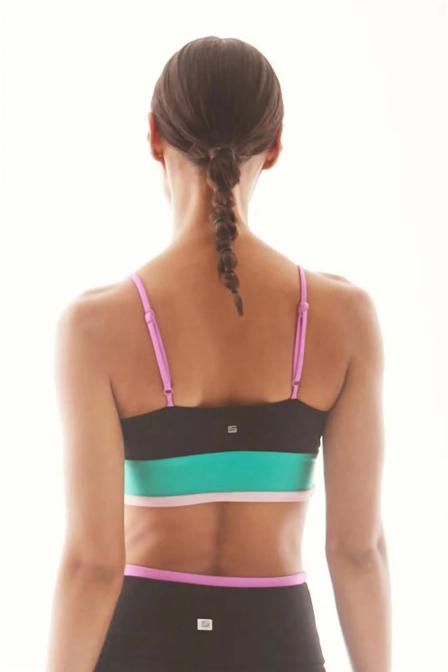 Laguna Stripe V Bra In Black/multi