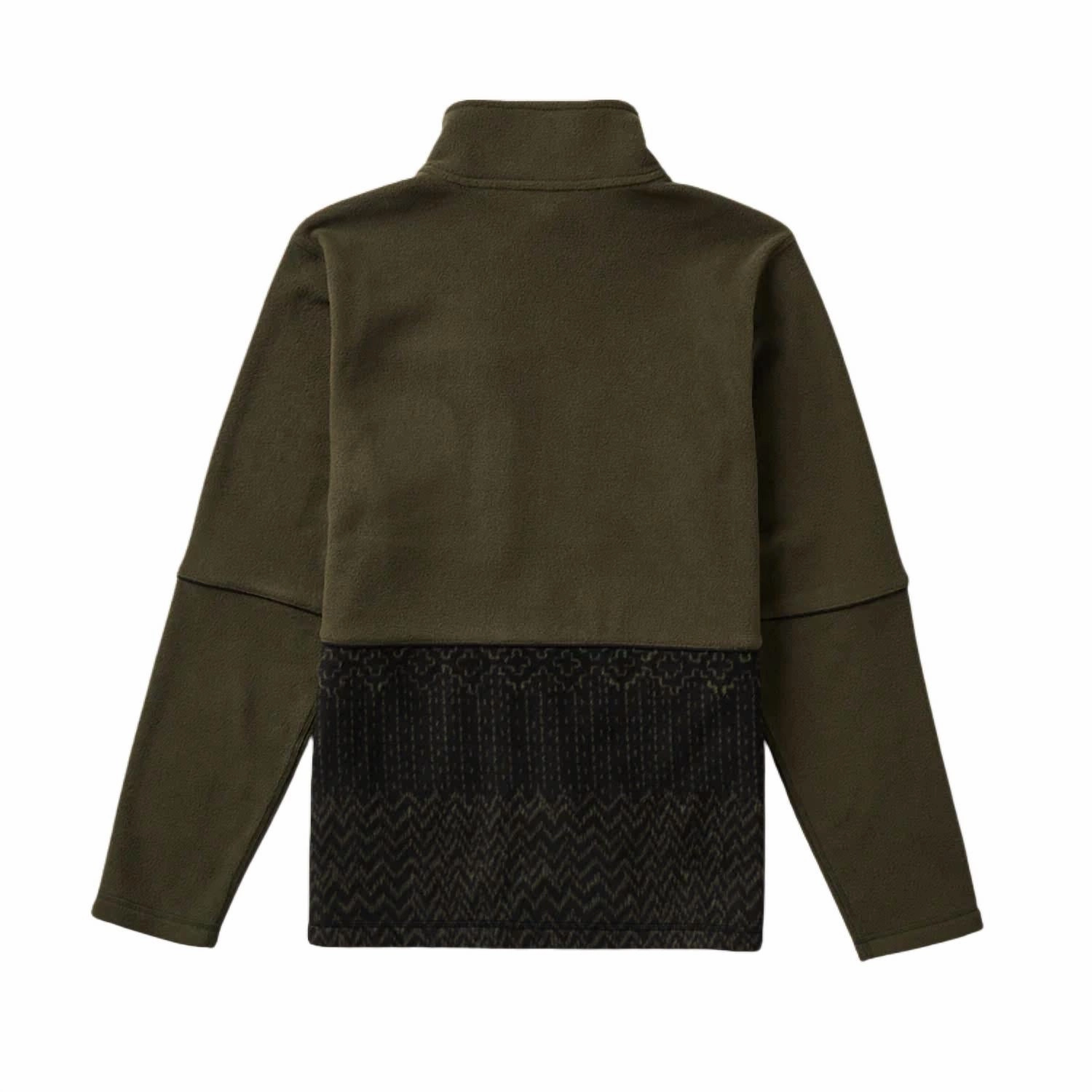 Landfall Fleece Zip Jacket In Military Sashiko