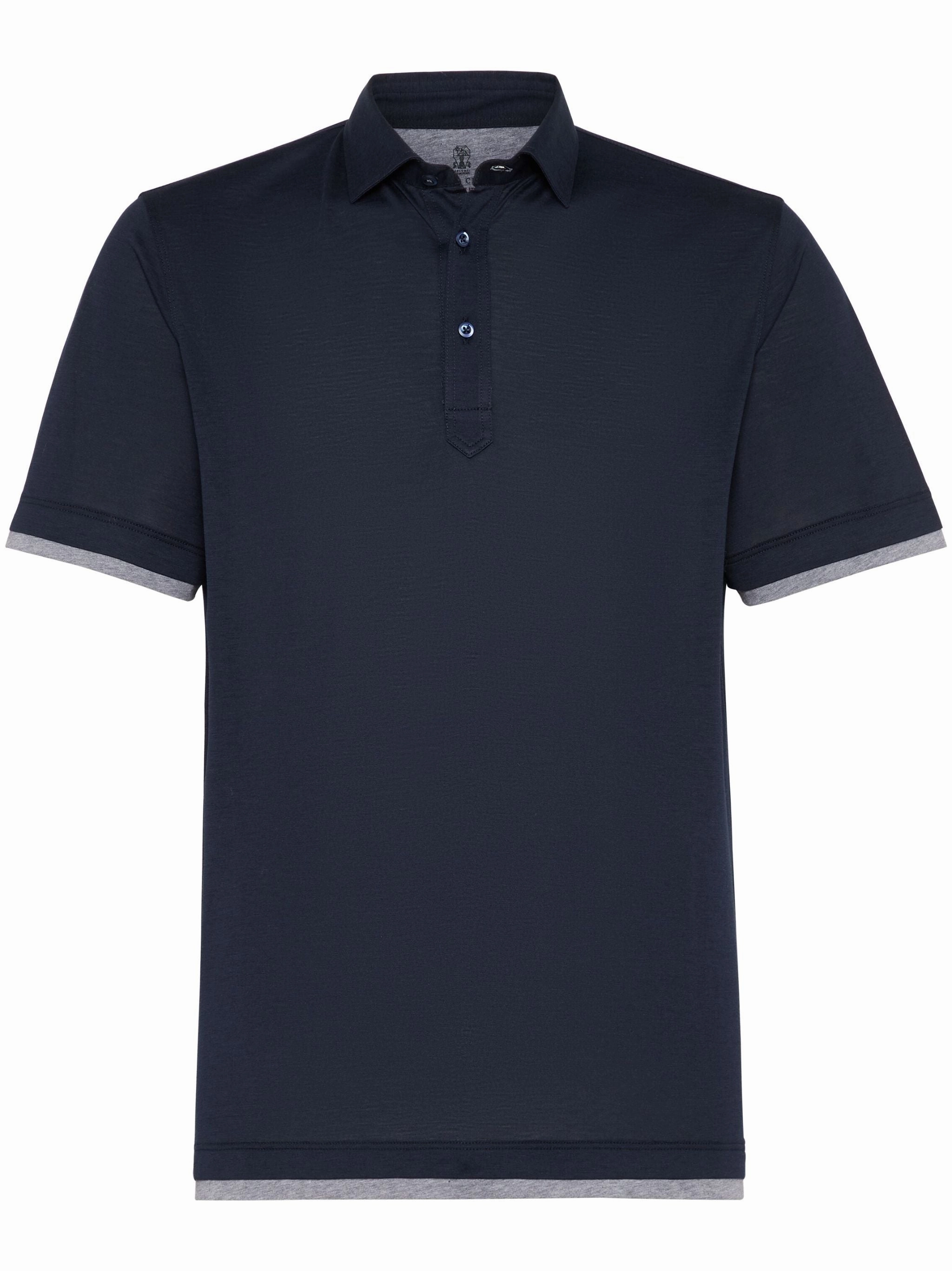 Layered-Effect Polo Shirt discount mens shirts