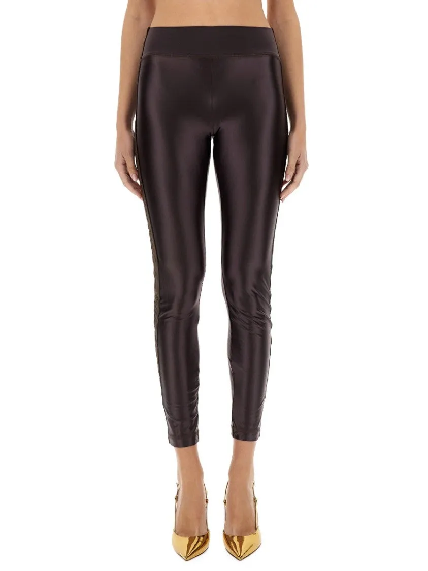 Leggings With Logoed Band Activewear Womens - gym outfits discount