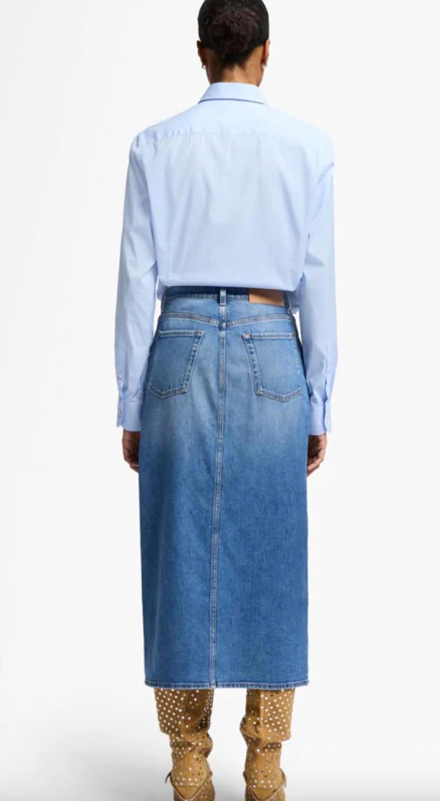 Libby Denim Skirt In Weekend