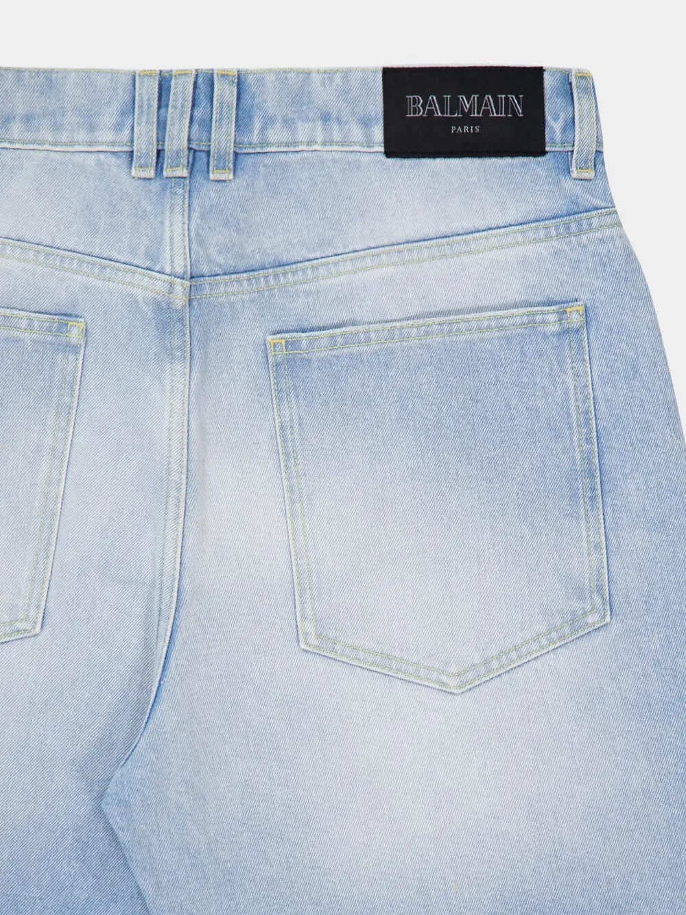 Light Blue Washed Denim Jeans