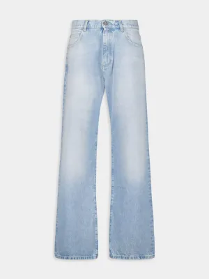 Light Blue Washed Denim Jeans Bottoms Mens - cheap mens shorts online