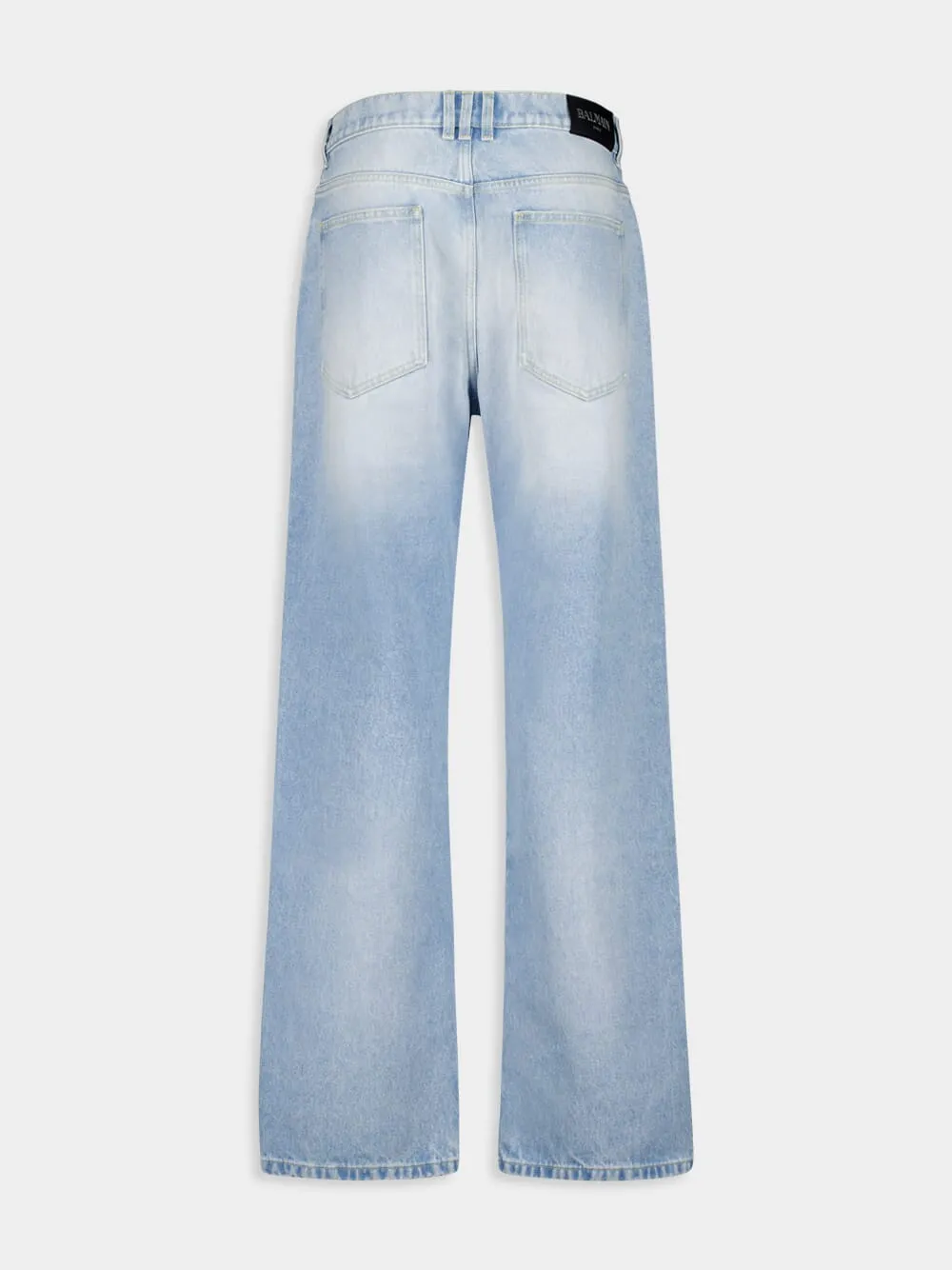 Light Blue Washed Denim Jeans