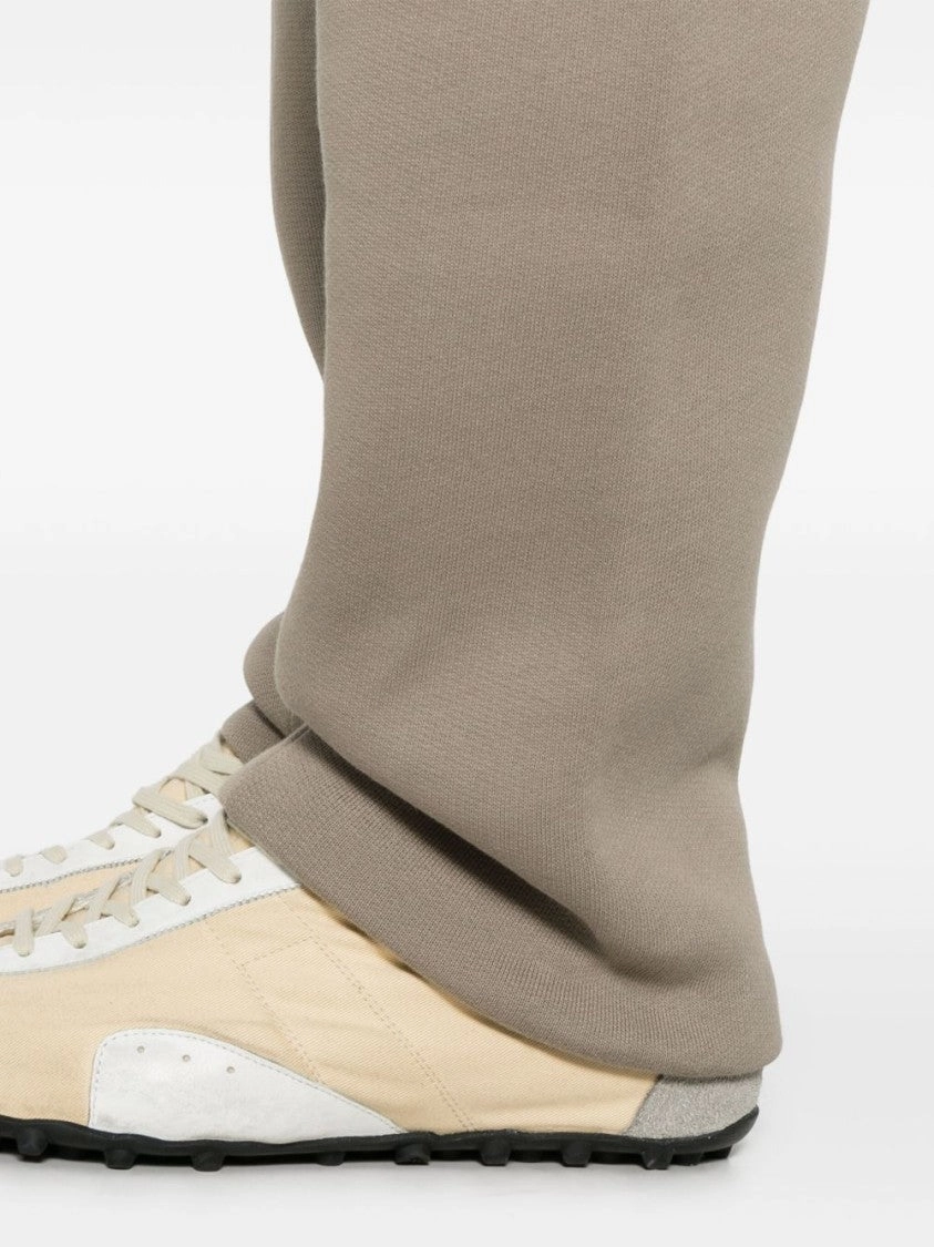 Light Brown Drawstring Sweatpants With Relaxed Fit