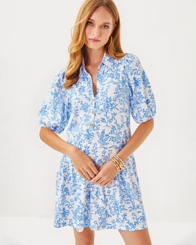 Lilly Pulitzer Bingley Dress Resort Wht Tall Tales maxi dresses clearance