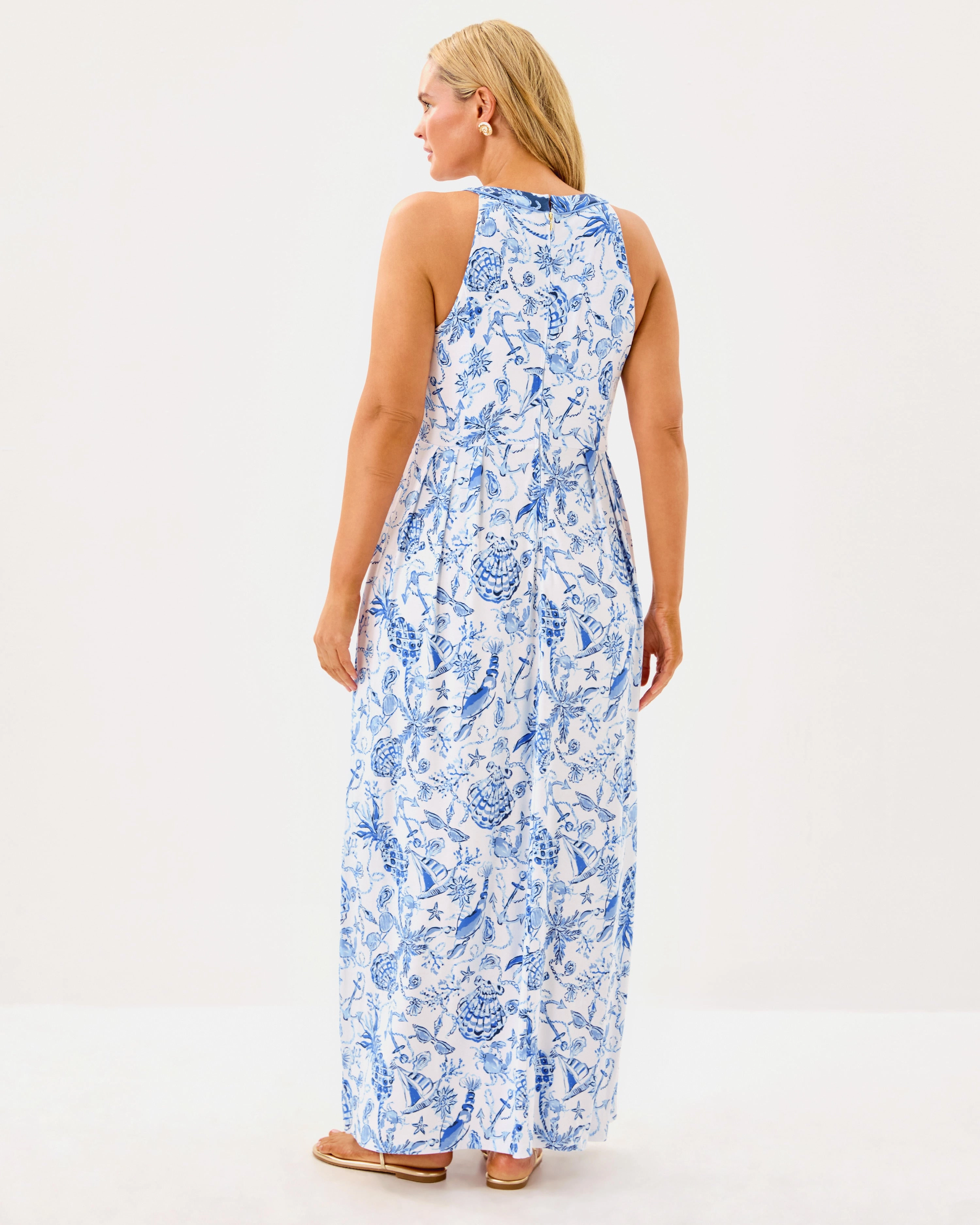 Lilly Pulitzer Carmilla Maxi Dress - Resort White - Barefoot Beachcomber