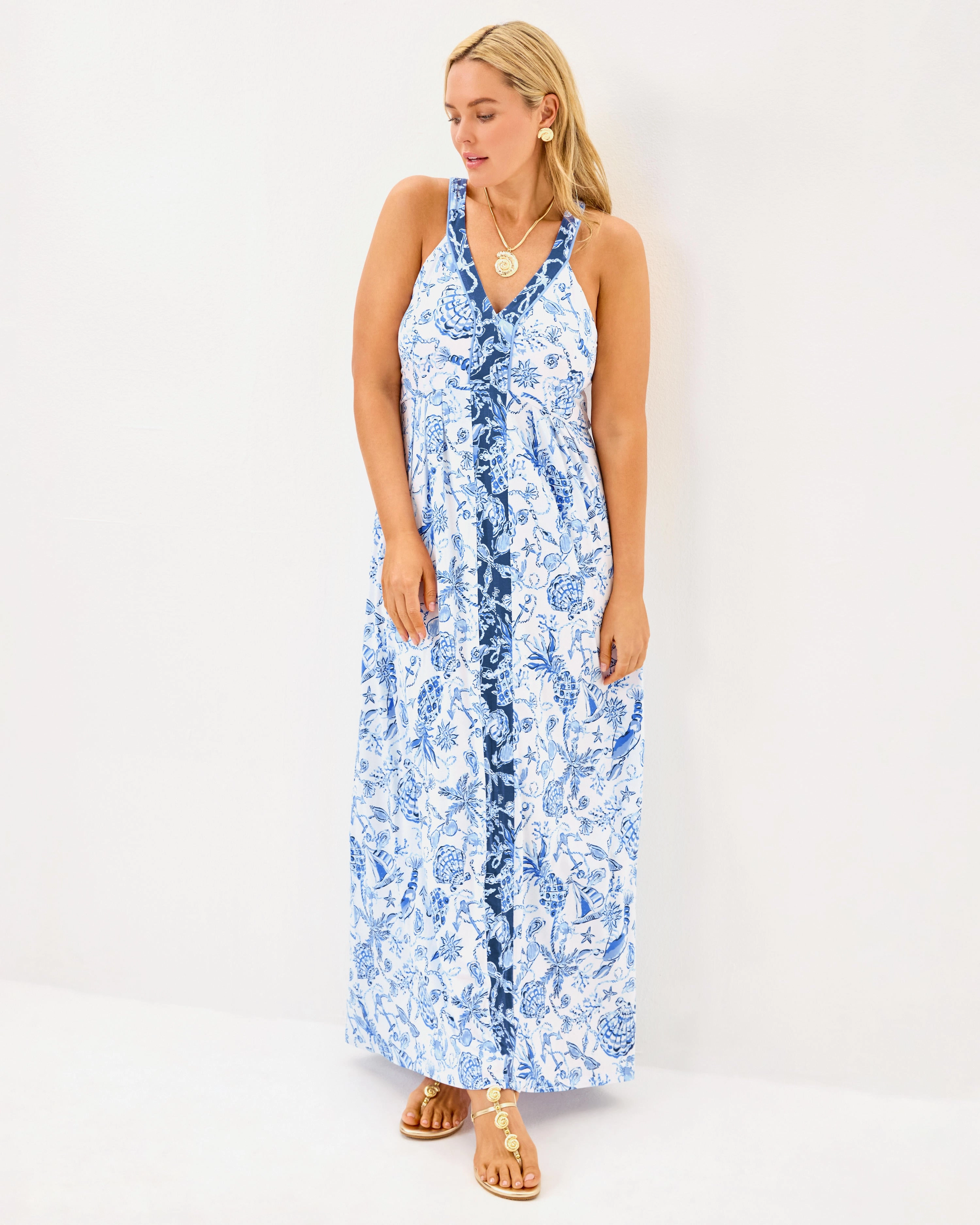 Lilly Pulitzer Carmilla Maxi Dress - Resort White - Barefoot Beachcomber