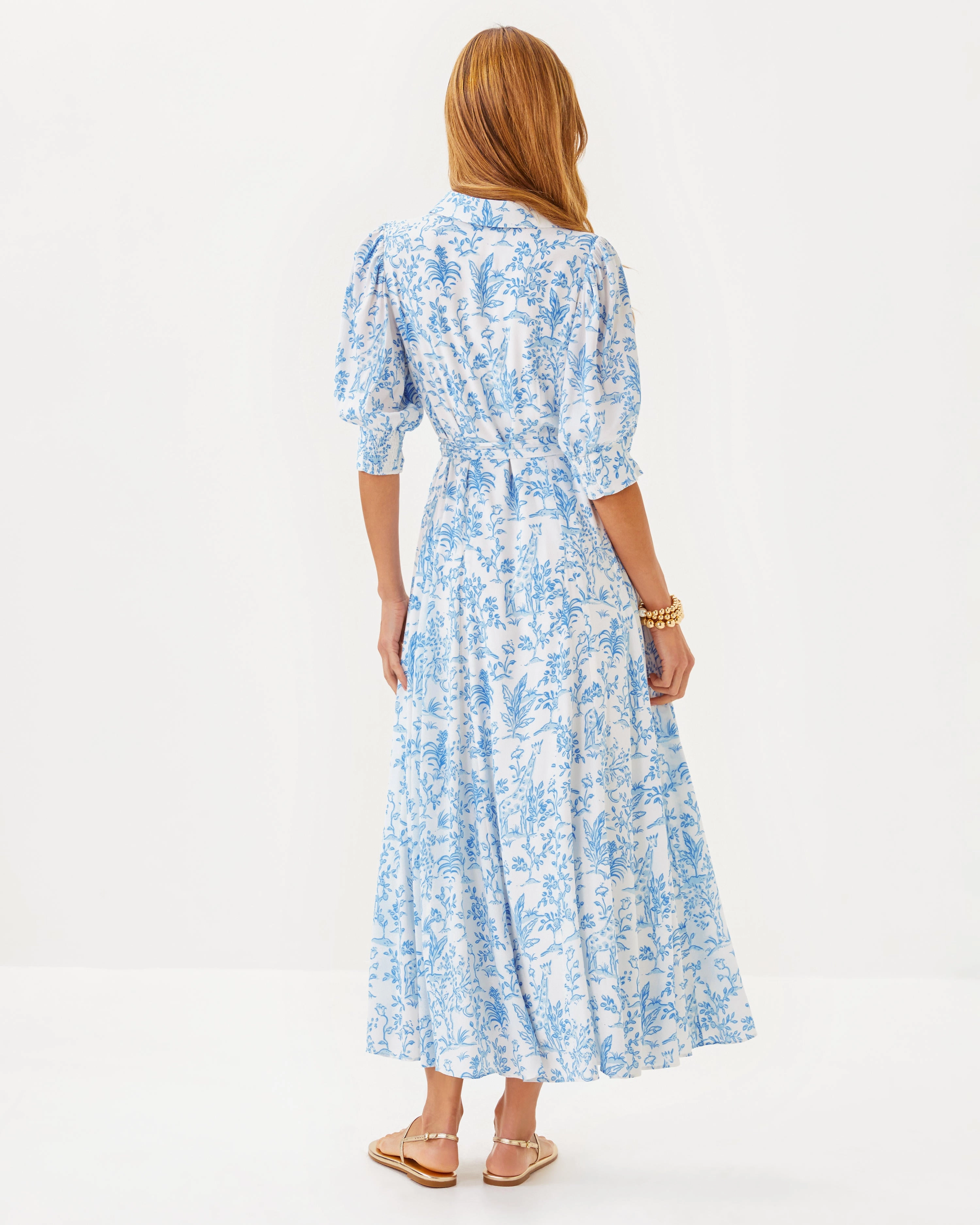 Lilly Pulitzer Larkyn Midi Shirtdress - Resort White Tall Tales