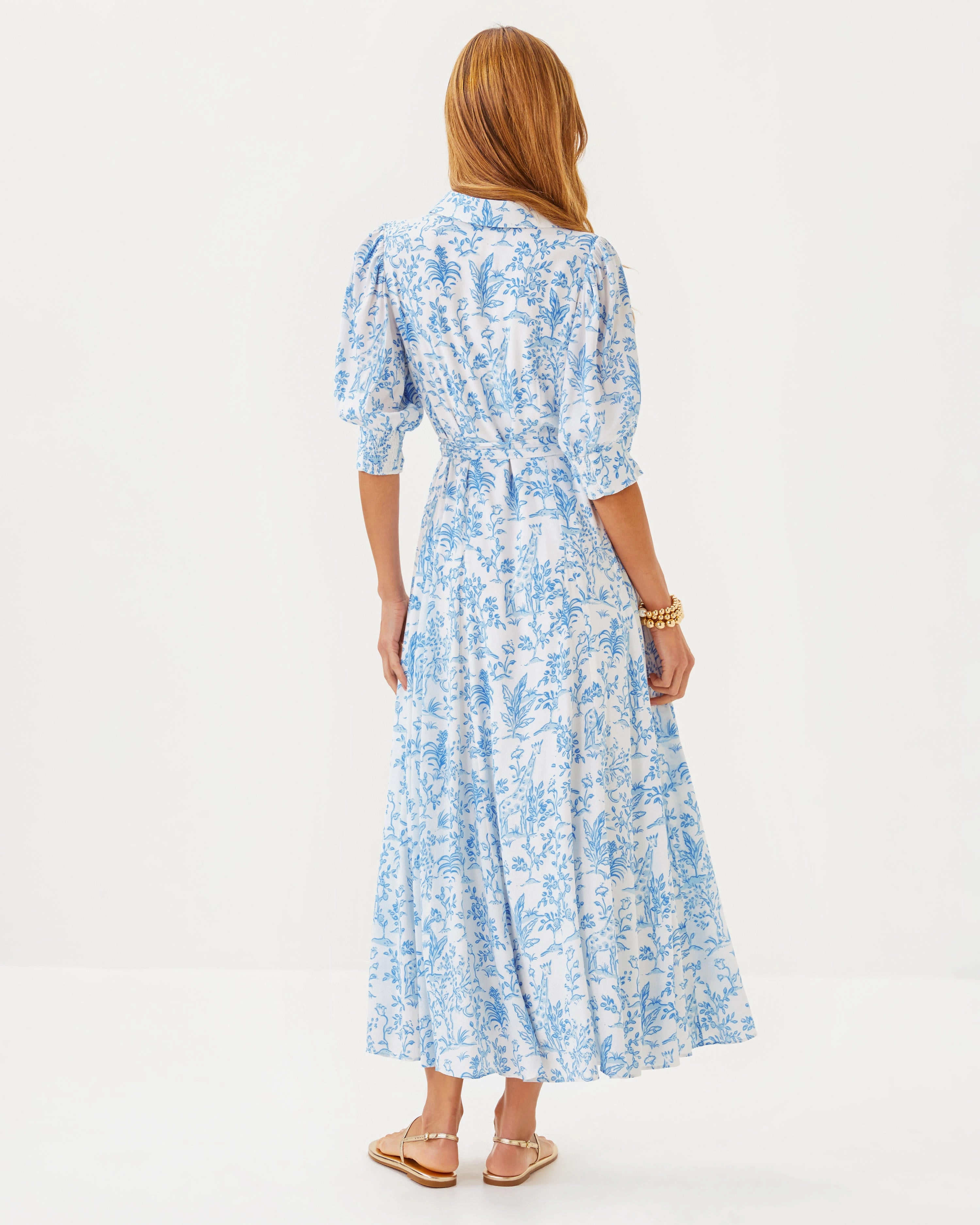Lilly Pulitzer Larkyn Midi Shirtdress - Resort White Tall Tales
