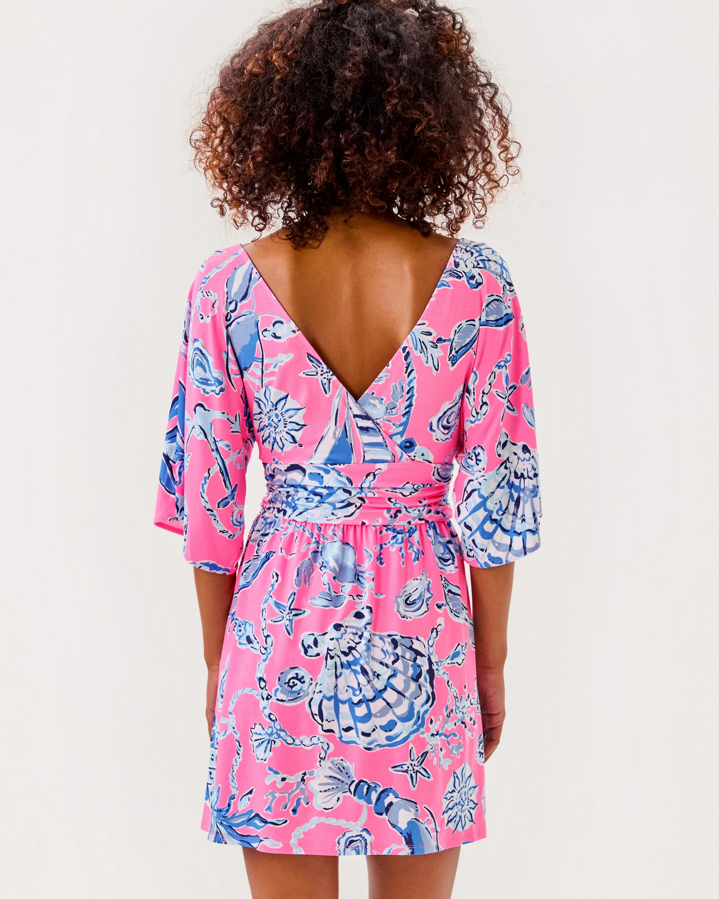 Lilly Pulitzer Parigi Knit Skort Romper - Rousseau Pink - Oversized Barefoot Beachcomber