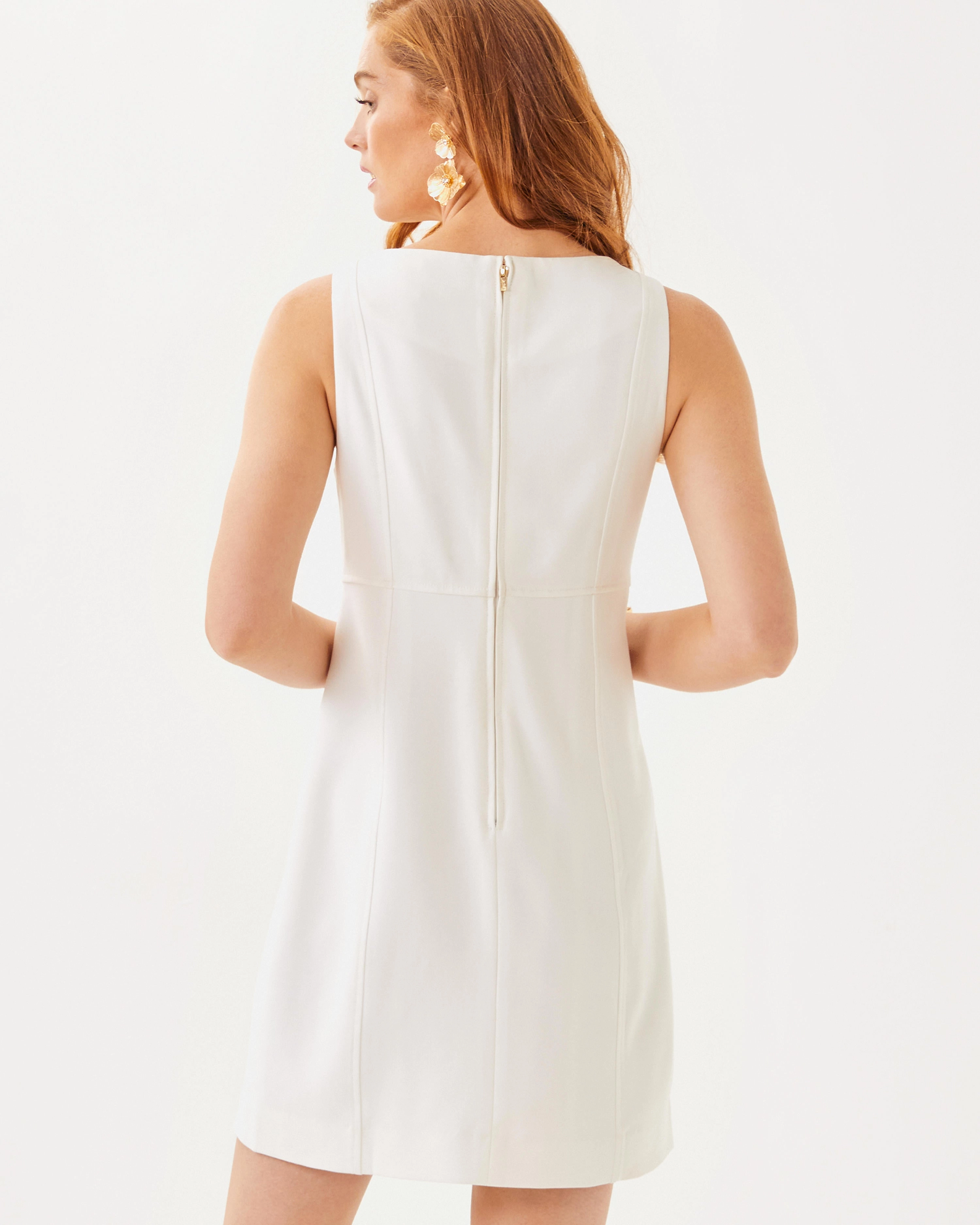 Lilly Pulitzer Trini Viscose Shift Dress - Resort White