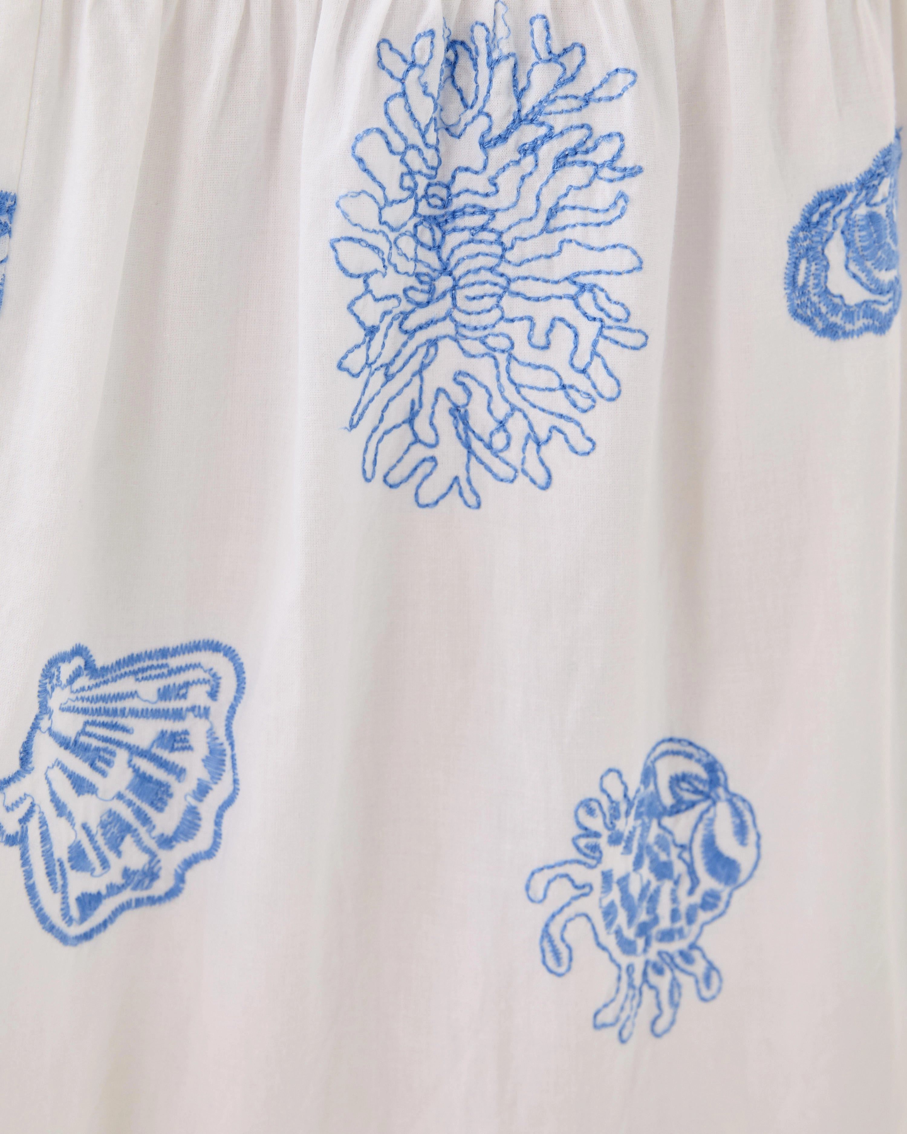 Lilly Pulitzer Zanna Dress - Resort White Castaway Embroidery