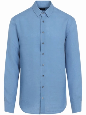 Linen Shirt mens polos clearance