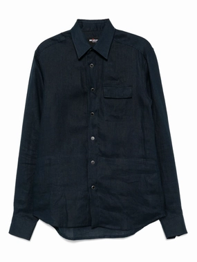 Linen Shirt mens polos clearance