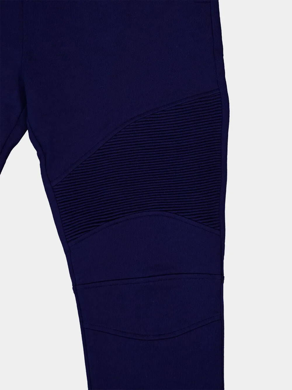 Logo-Print Ribbed Track Pants