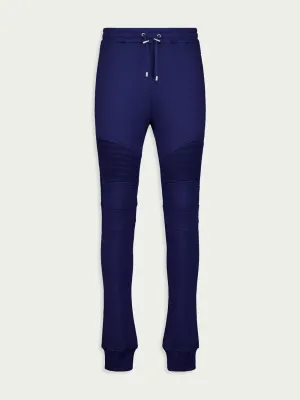 Logo-Print Ribbed Track Pants Bottoms Mens - cheap mens shorts online