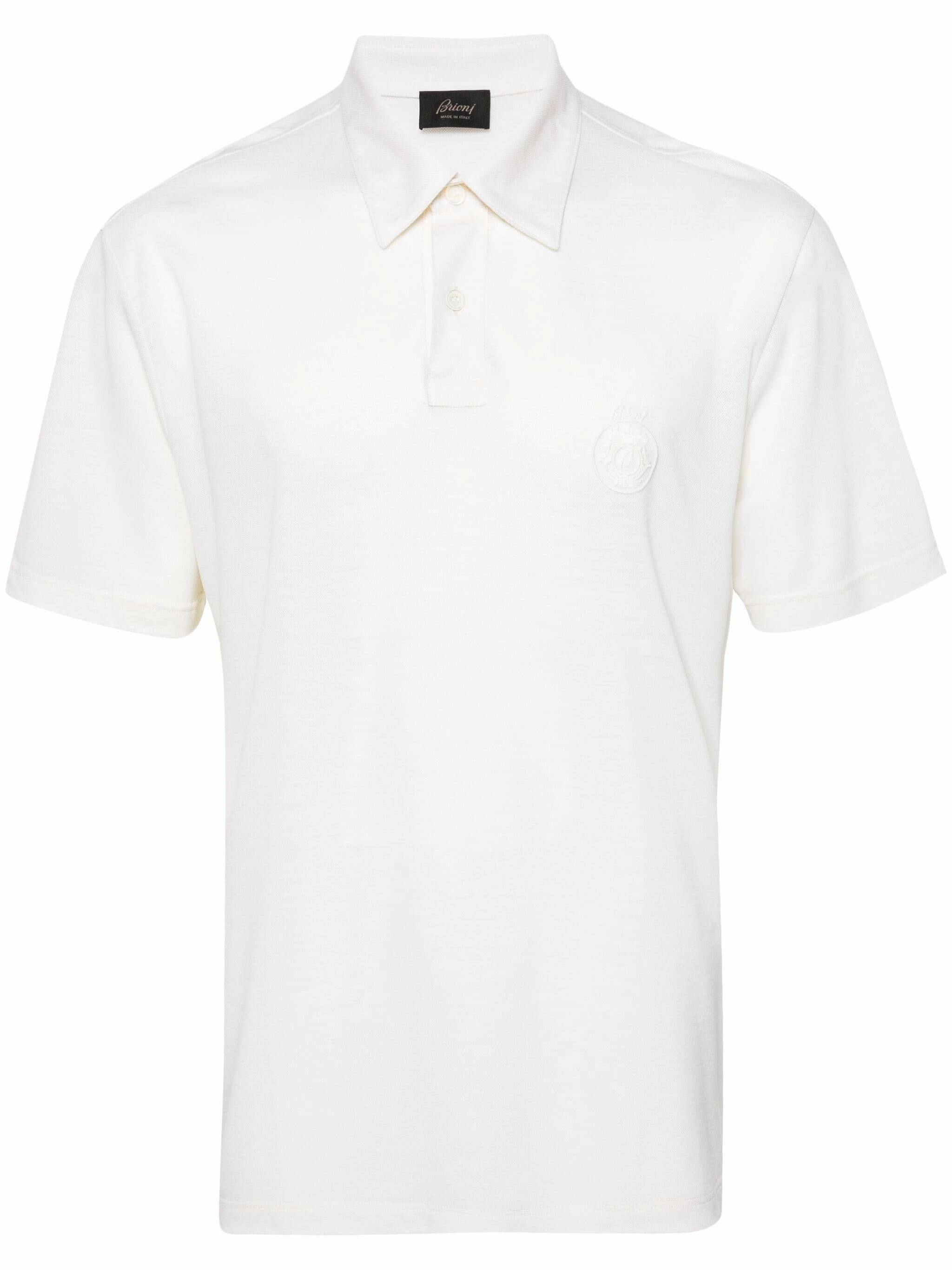 Logo-Embroidered Wool Polo Shirt discount mens shirts