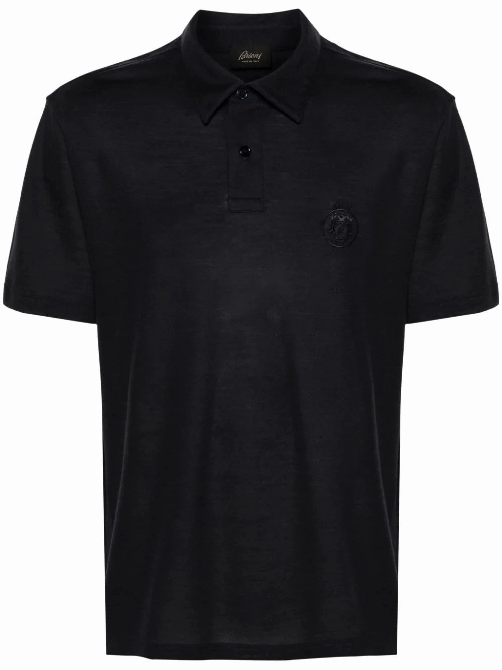 Logo-Embroidered Wool Polo Shirt discount mens shirts