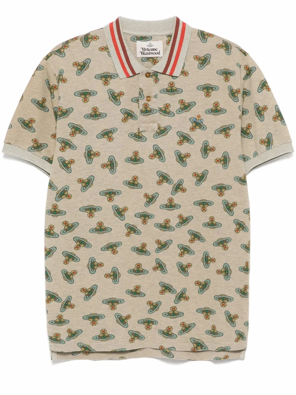 Logo Print Polo Shirt discount mens shirts