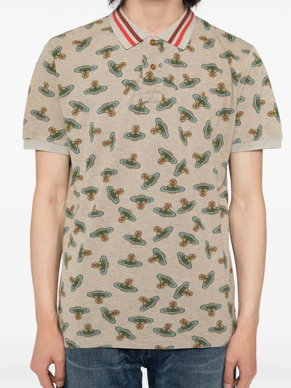 Logo Print Polo Shirt