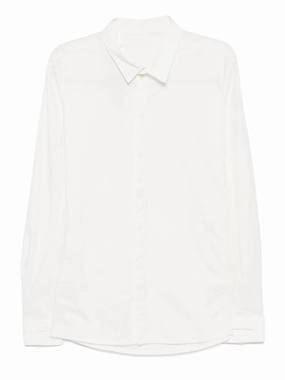 Logo Tag Cotton Shirt mens polos clearance