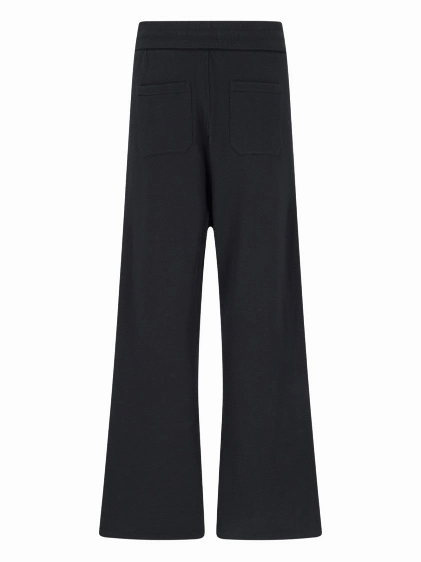 Logo Tracksuit Bottoms  Black