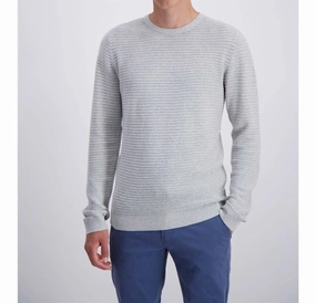 Long Sleeve Knitted Sweater In Ltgreymel turtleneck sweaters sale