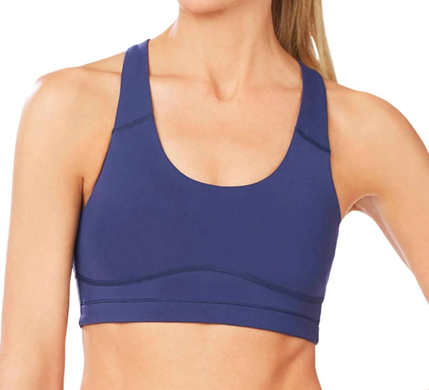 Low Impact Chi Sports Bra In Patriot Blue Activewear Womens - fitness leggings online