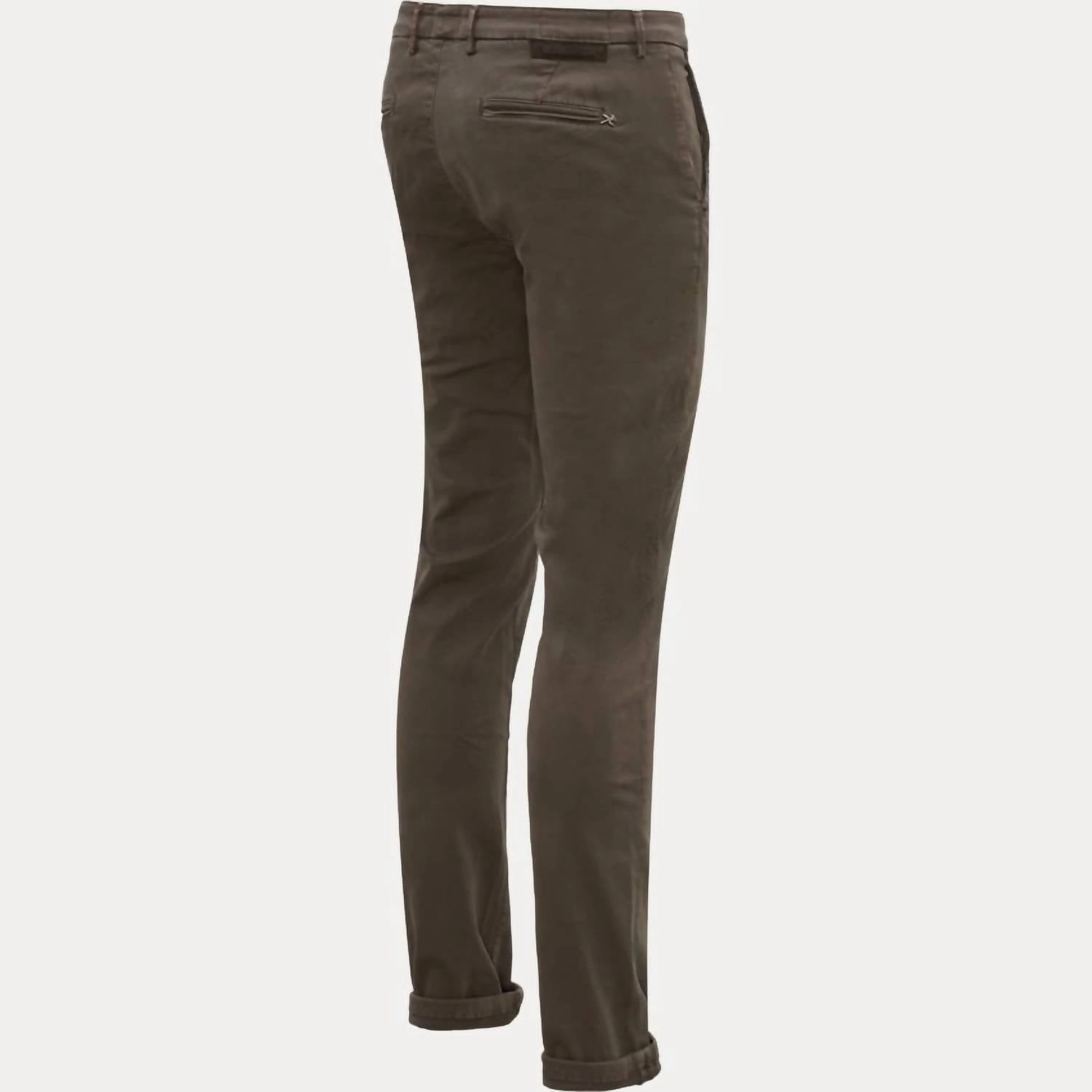 Luis Slim Pant In Brun