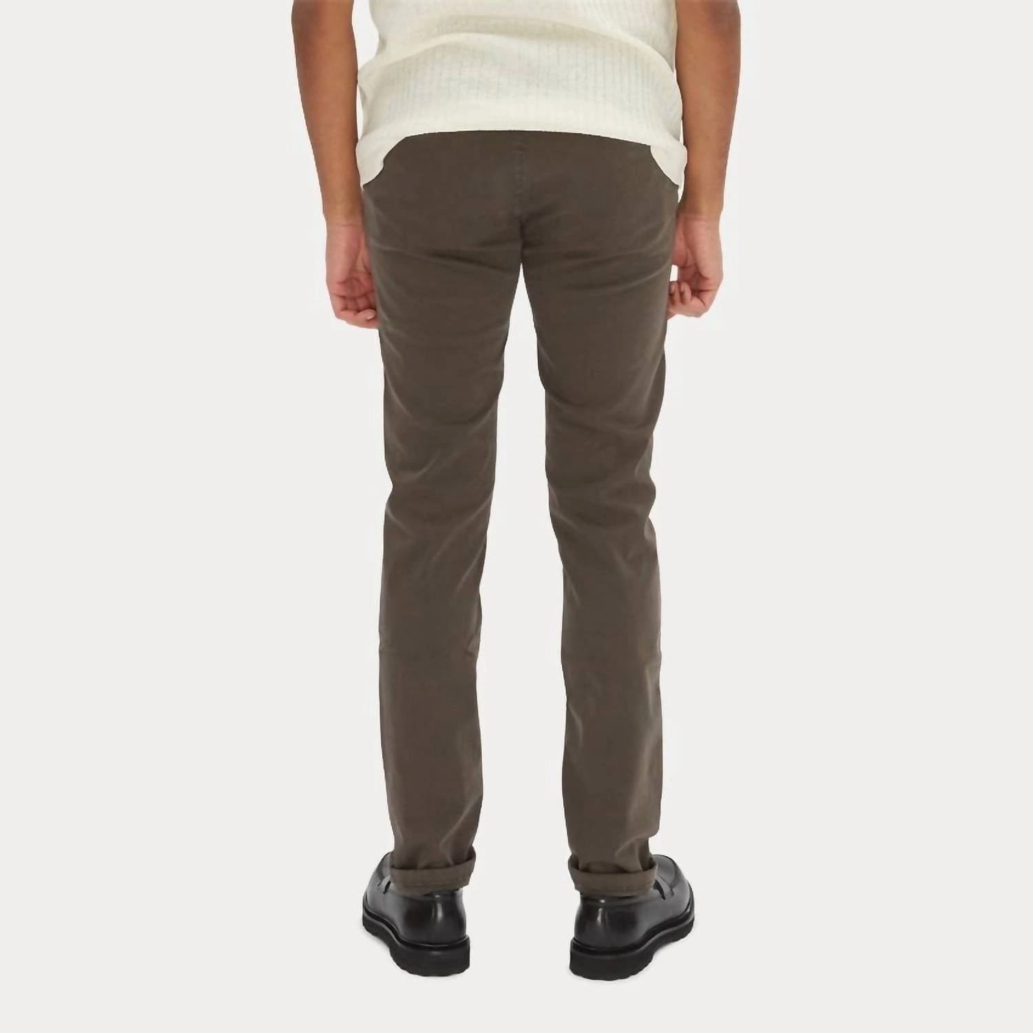 Luis Slim Pant In Brun