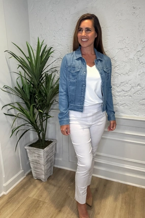 Lulu B Denim Travel Jacket - Blue Jean summer dresses best deals