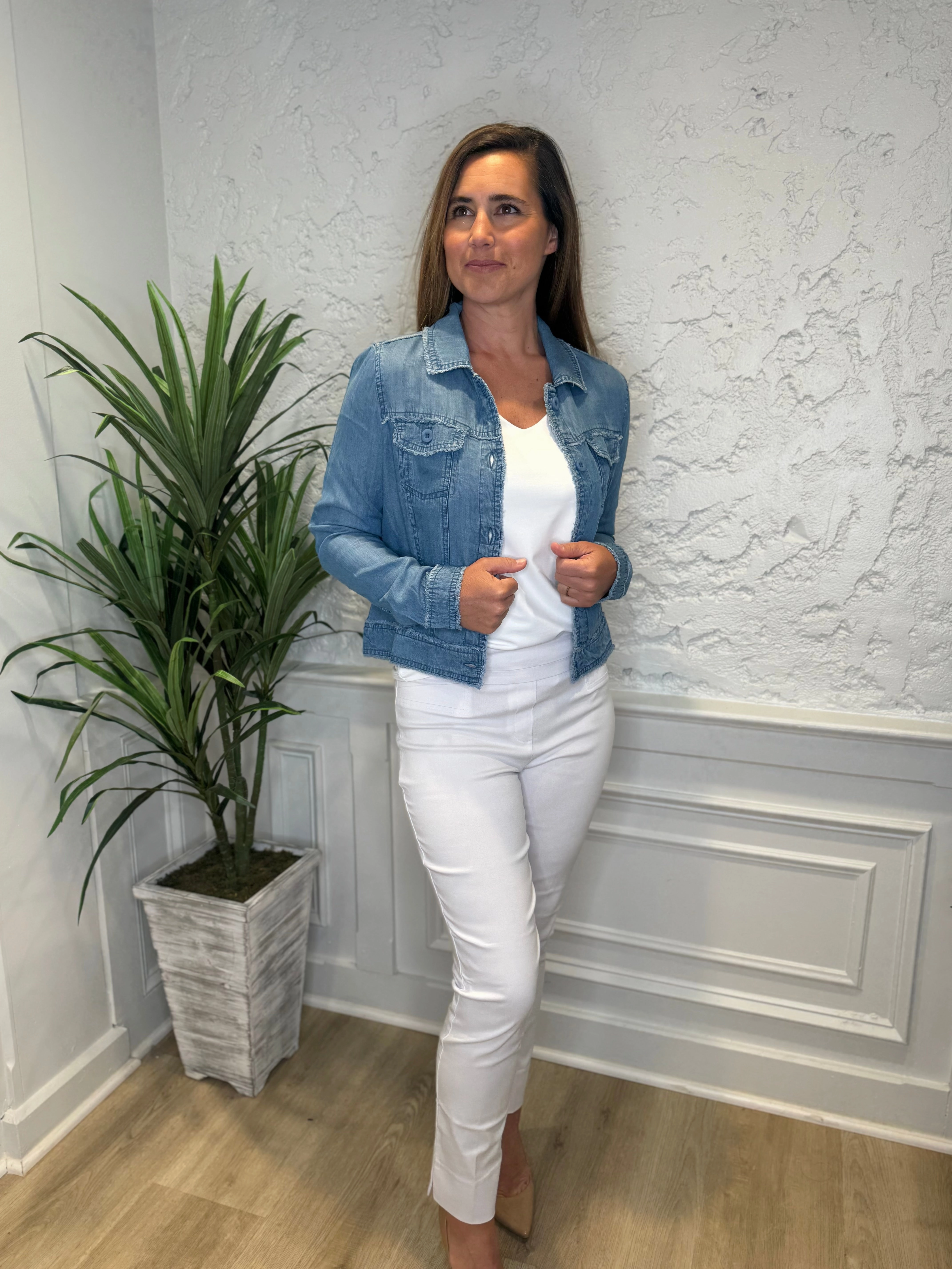 Lulu B Denim Travel Jacket - Blue Jean