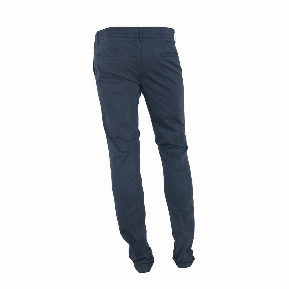 Made in Italy Chic Summer Cotton Blend Men's Trousers