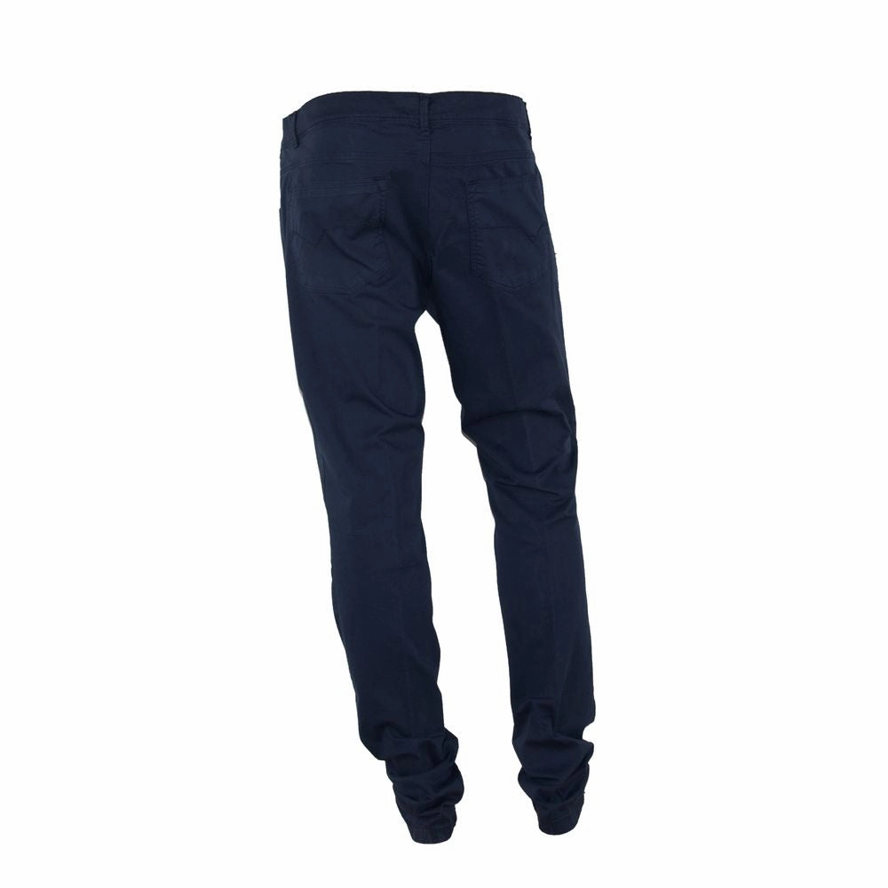 Made in Italy Sophisticated Summer Cotton-Blend Men's Trousers